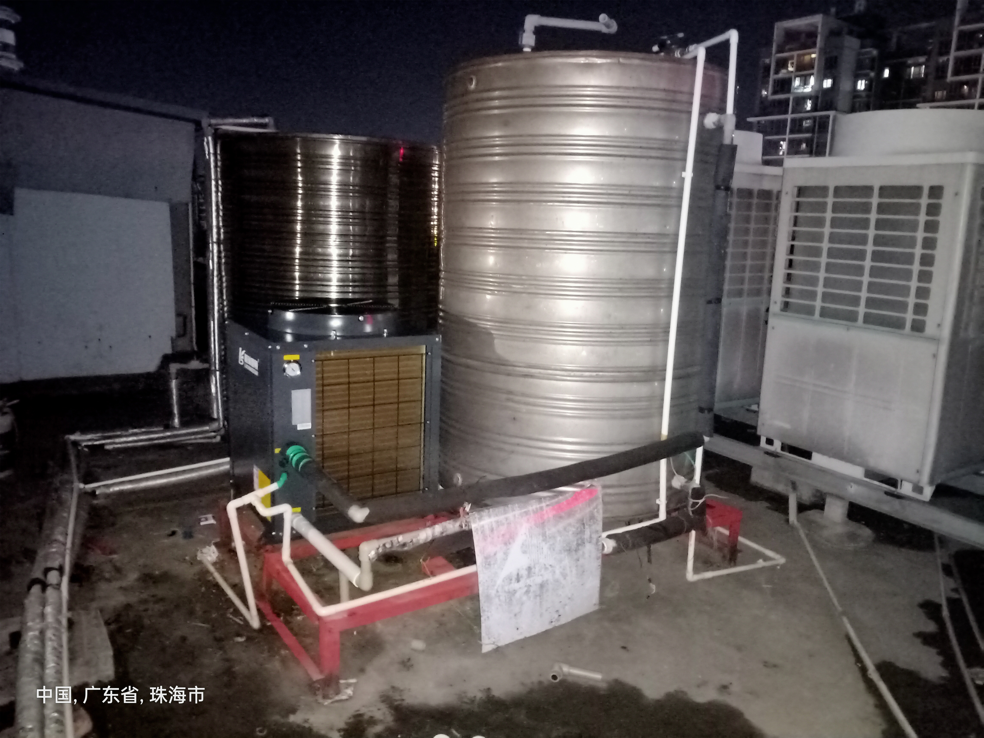 圣瓊美食百匯酒店熱水工程