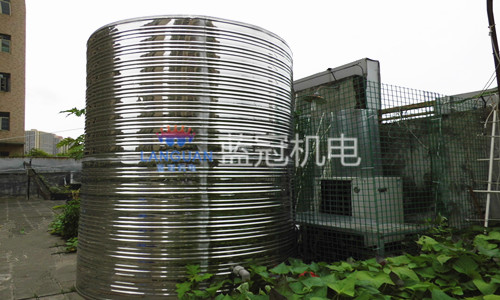 藍灣健身會所空氣能熱水器工程