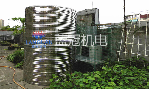 藍灣健身會所空氣能熱水器工程