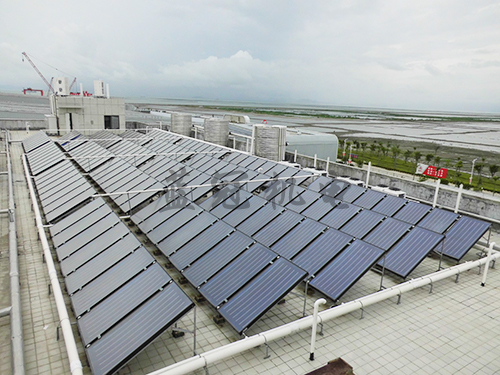 三一重工空氣能太陽能熱水器工程