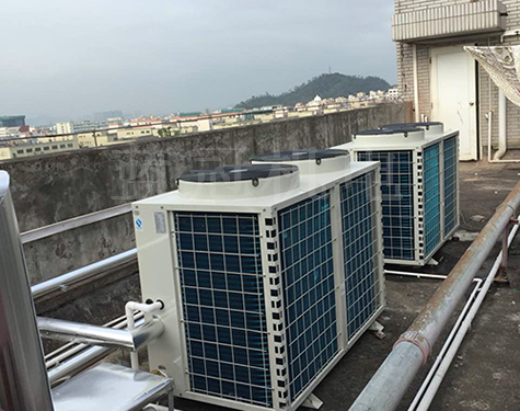 珠海旭泰工廠熱水工程-空氣能熱水工程部分主機(jī)