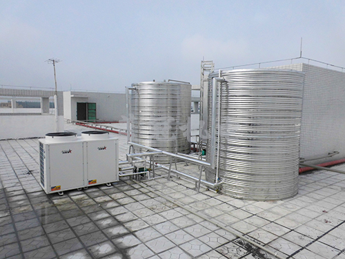 藍(lán)冠機(jī)電工廠熱水工程