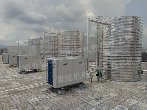 藍(lán)冠機(jī)電空氣能熱水工程