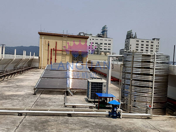 空氣能+太陽能熱水工程 空氣能+太陽能熱水工程