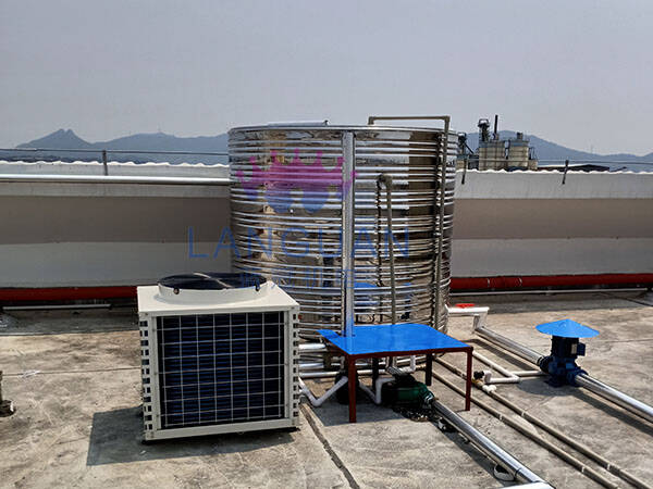 空氣能+太陽能熱水工程 空氣能+太陽能熱水工程