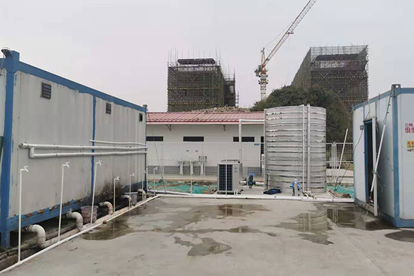工地空氣能熱水器